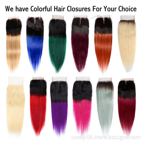 Wholesale Ombre Bundles,Grey Blue Purple Color Human Hair Weave Bundles , Natural Virgin ombre Brazilian Hair bundles